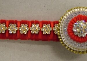 Bling mini browband flower